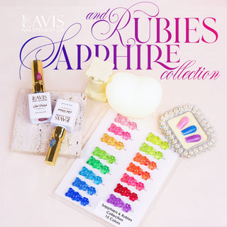  LAVIS Reflective R04 - 03 - Gel Polish 0.5 oz - Sapphire And Rubies Collection by LAVIS NAILS sold by DTK Nail Supply