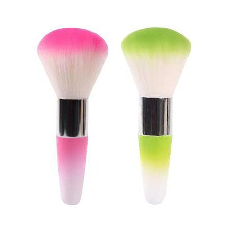 2 Mini Dusting Brush - Random Color - DTK Nail Supply