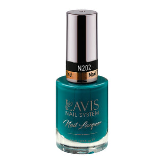  LAVIS Nail Lacquer - 202 Maxi Teal - 0.5oz by LAVIS NAILS sold by DTK Nail Supply