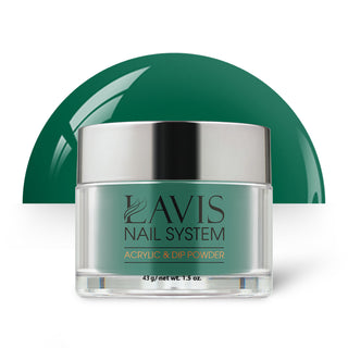  Lavis Acrylic Powder - 204 Kendal Green - Green Colors by LAVIS NAILS sold by DTK Nail Supply