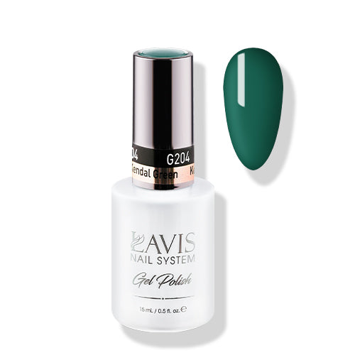 Lavis Gel Polish 204 - Green Colors - Kendal Green by LAVIS NAILS sold by DTK Nail Supply