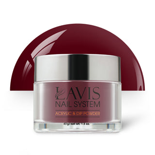  Lavis Acrylic Powder - 209 Fireworks - Crimson Colors by LAVIS NAILS sold by DTK Nail Supply