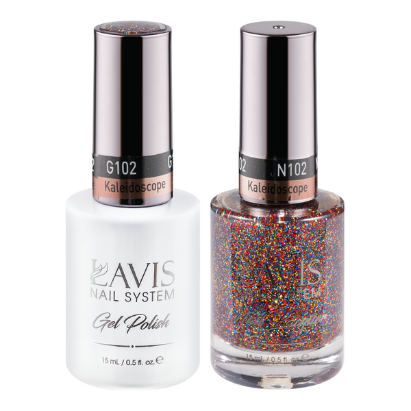  LAVIS Holiday Gift Bundle Set 21: 7 Gel & Lacquer, 1 Base Gel, 1 Top Gel - 097; 098; 099; 100; 102; 106; 107 by LAVIS NAILS sold by DTK Nail Supply
