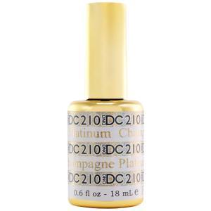  DND DC Gel Polish 210 - Glitter, Gold Colors - Champagne by DND DC sold by DTK Nail Supply