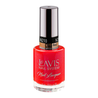  LAVIS Nail Lacquer - 210 Lusty Red - 0.5oz by LAVIS NAILS sold by DTK Nail Supply