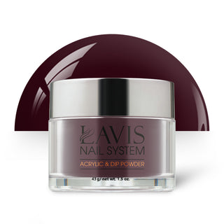  Lavis Acrylic Powder - 215 Merlot - Plum Colors by LAVIS NAILS sold by DTK Nail Supply