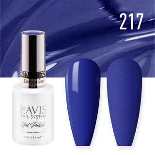 Lavis Gel Polish 217 - Blue Colors - Endless Sea by LAVIS NAILS sold by DTK Nail Supply