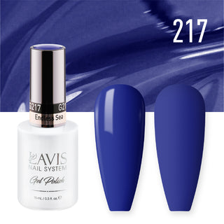 LAVIS Nail Lacquer - 217 Endless Sea - 0.5oz by LAVIS NAILS sold by DTK Nail Supply