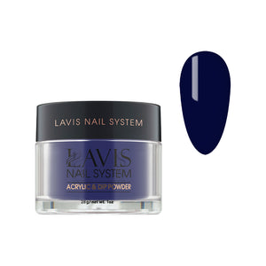Lavis Acrylic Powder - 218 Morning Glory - Navy Colors by LAVIS NAILS sold by DTK Nail Supply
