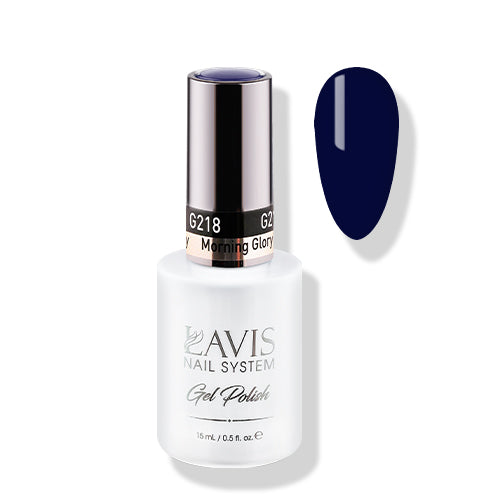 Lavis Gel Polish 218 - Navy Colors - Morning Glory by LAVIS NAILS sold by DTK Nail Supply