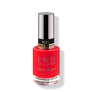  LAVIS Nail Lacquer - 221 Cherry Tomato - 0.5oz by LAVIS NAILS sold by DTK Nail Supply