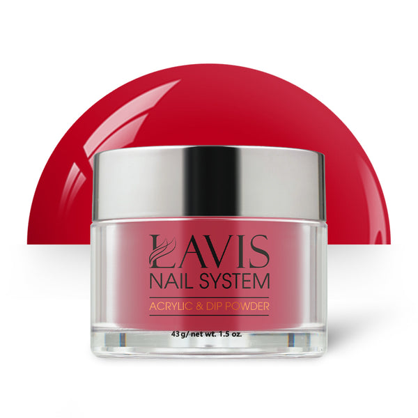 Lavis Acrylic Powder - 223 Stolen Kiss - Crimson Colors by LAVIS NAILS sold by DTK Nail Supply