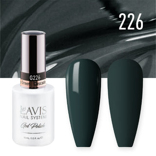 Lavis Gel Polish 226 - Green Colors - Cascade Green by LAVIS NAILS sold by DTK Nail Supply