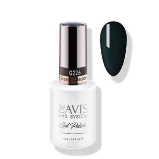 Lavis Gel Polish 226 - Green Colors - Cascade Green by LAVIS NAILS sold by DTK Nail Supply