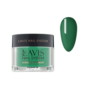 Lavis Acrylic Powder - 227 Lucky Green - Green Colors by LAVIS NAILS sold by DTK Nail Supply