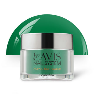  Lavis Acrylic Powder - 227 Lucky Green - Green Colors by LAVIS NAILS sold by DTK Nail Supply