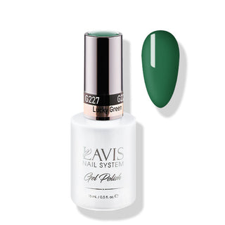  Lavis Gel Polish 227 - Green Colors - Lucky Green by LAVIS NAILS sold by DTK Nail Supply