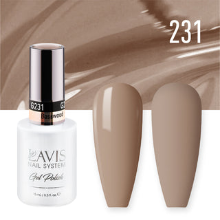  Lavis Gel Polish 231 - Brown Colors - Basswood by LAVIS NAILS sold by DTK Nail Supply