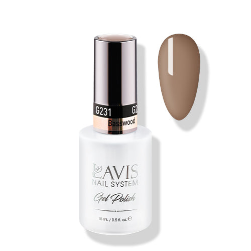 Lavis Gel Polish 231 - Brown Colors - Basswood by LAVIS NAILS sold by DTK Nail Supply