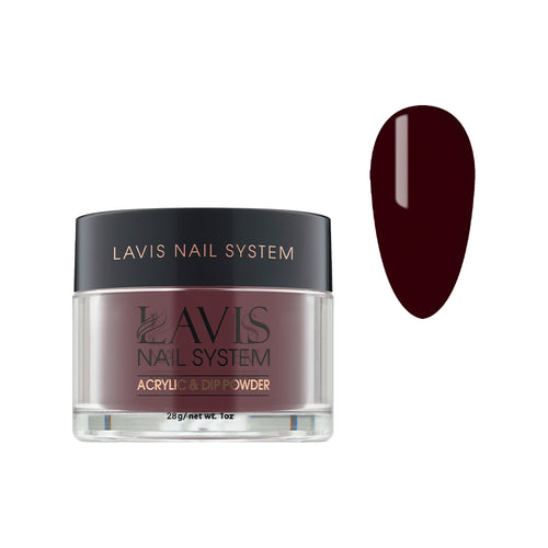 Lavis Acrylic Powder - 236 Marooned - Plum Colors by LAVIS NAILS sold by DTK Nail Supply