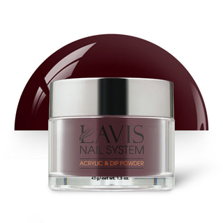  Lavis Acrylic Powder - 236 Marooned - Plum Colors by LAVIS NAILS sold by DTK Nail Supply