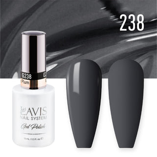 Lavis Gel Polish 238 - Gray Colors - Expressive Plum by LAVIS NAILS sold by DTK Nail Supply