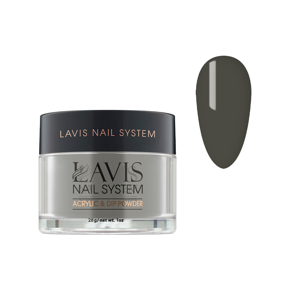 Lavis Acrylic Powder - 239 Attitude Gray - Gray Colors by LAVIS NAILS sold by DTK Nail Supply