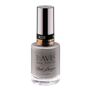  LAVIS Nail Lacquer - 239 Attitude Gray - 0.5oz by LAVIS NAILS sold by DTK Nail Supply
