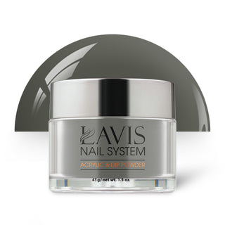  Lavis Acrylic Powder - 239 Attitude Gray - Gray Colors by LAVIS NAILS sold by DTK Nail Supply