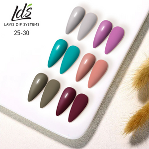  LDS Hema Free Gel Polish Set (6 colors): 025 to 030 by LDS sold by DTK Nail Supply