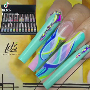 LDS Gel Polish Nail Art Liner - Neon Yellow 07 (ver 2)
