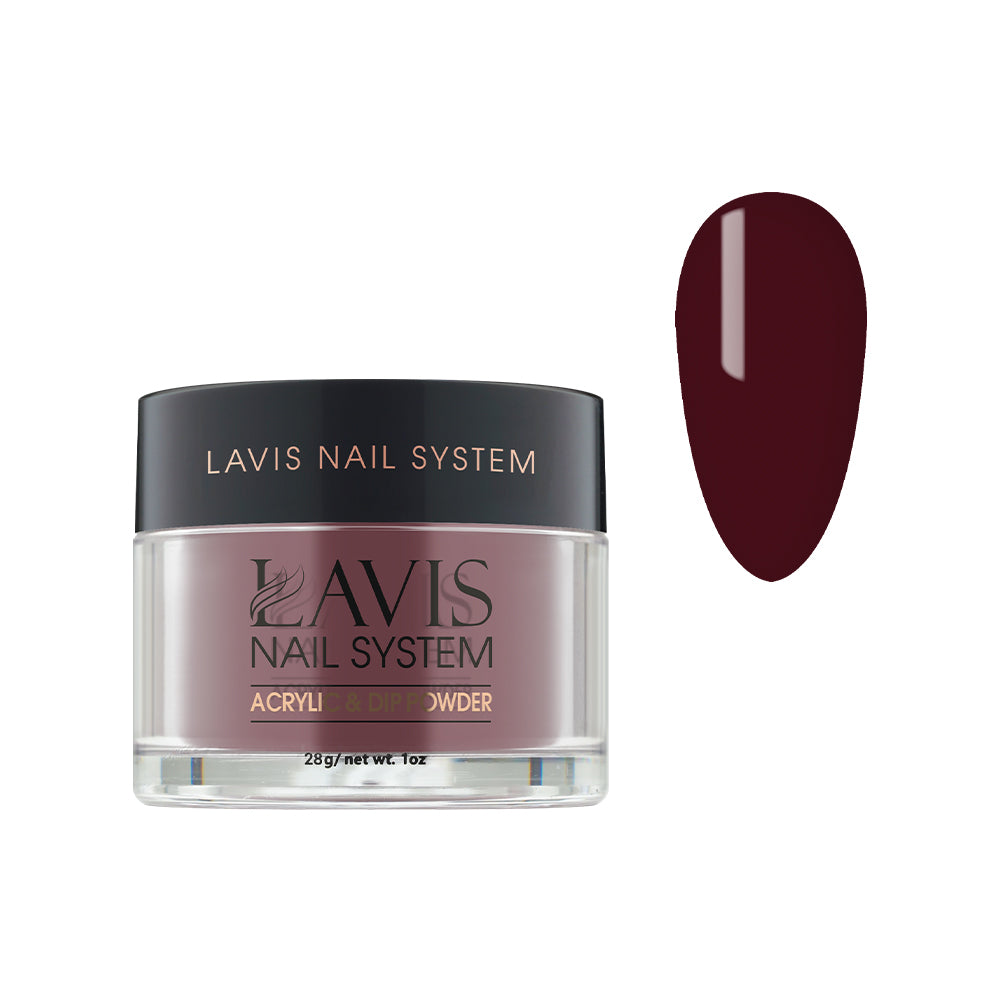 Lavis Acrylic Powder - 242 Brownie Red - Brown Colors by LAVIS NAILS sold by DTK Nail Supply
