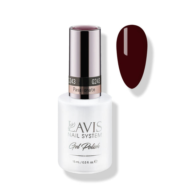 Lavis Gel Polish 243 - Brown Colors - Passionate by LAVIS NAILS sold by DTK Nail Supply