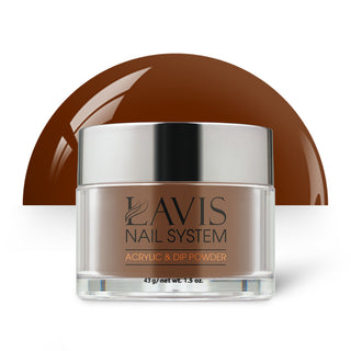  Lavis Acrylic Powder - 244 Mahogany - Brown Colors by LAVIS NAILS sold by DTK Nail Supply