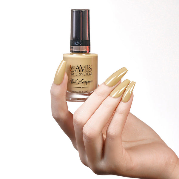 Lavis Gel Polish 245 - Yellow Colors - Buff by LAVIS NAILS sold by DTK Nail Supply