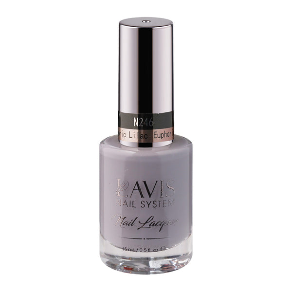LAVIS Nail Lacquer - 246 Euphoric Lilac - 0.5oz by LAVIS NAILS sold by DTK Nail Supply
