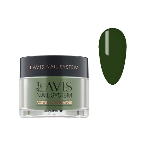 Lavis Acrylic Powder - 249 Russian Green - Green Colors by LAVIS NAILS sold by DTK Nail Supply