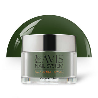  Lavis Acrylic Powder - 249 Russian Green - Green Colors by LAVIS NAILS sold by DTK Nail Supply