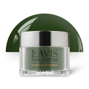 Lavis Acrylic Powder - 249 Russian Green - Green Colors by LAVIS NAILS sold by DTK Nail Supply