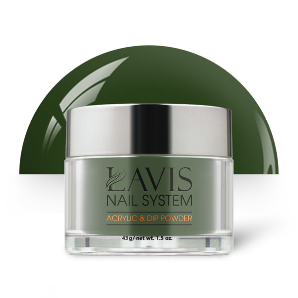 Lavis Acrylic Powder - 249 Russian Green - Green Colors by LAVIS NAILS sold by DTK Nail Supply