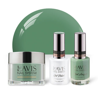 LAVIS 3 in 1 - 251 Celadon - Acrylic & Dip Powder, Gel & Lacquer by LAVIS NAILS sold by DTK Nail Supply