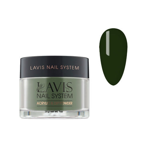Lavis Acrylic Powder - 252 Fern Green - Green Colors by LAVIS NAILS sold by DTK Nail Supply