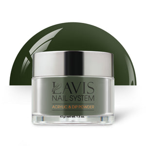 Lavis Acrylic Powder - 252 Fern Green - Green Colors by LAVIS NAILS sold by DTK Nail Supply