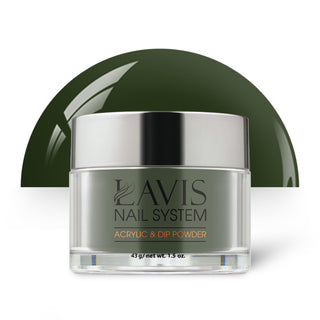  Lavis Acrylic Powder - 252 Fern Green - Green Colors by LAVIS NAILS sold by DTK Nail Supply
