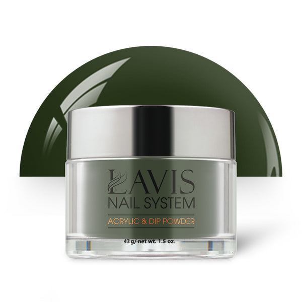 Lavis Acrylic Powder - 252 Fern Green - Green Colors by LAVIS NAILS sold by DTK Nail Supply