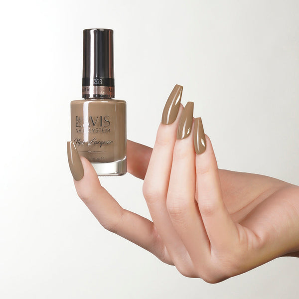 Lavis Gel Polish 253 - Brown Colors - Adulting by LAVIS NAILS sold by DTK Nail Supply