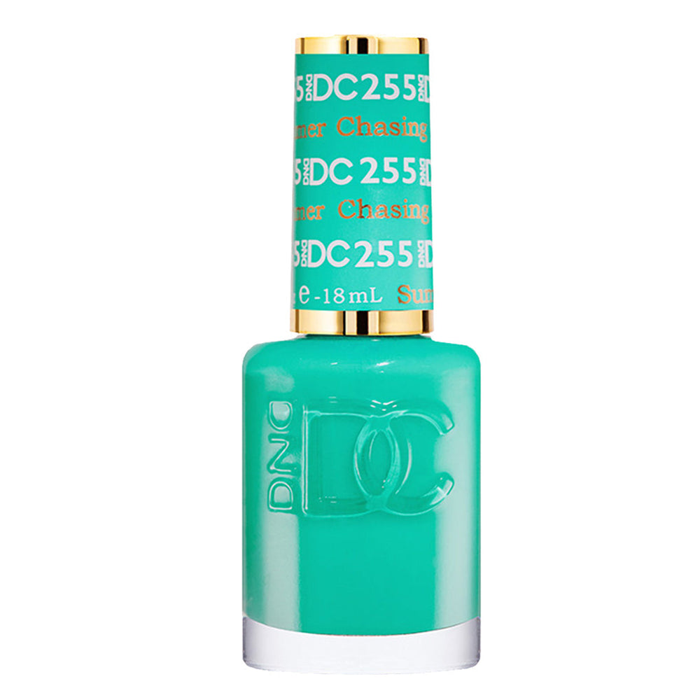 DND DC Nail Lacquer - 255 Mint Colors - Chasing Summer by DND DC sold by DTK Nail Supply