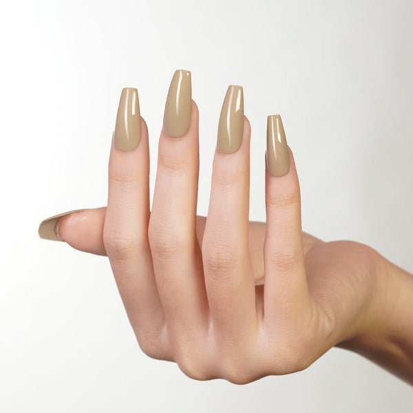 Lavis Gel Nail Polish Duo - 255 Yellow Colors - Ecru by LAVIS NAILS sold by DTK Nail Supply