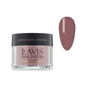 Lavis Acrylic Powder - 256 Old Rose - Vintage Rose Colors by LAVIS NAILS sold by DTK Nail Supply