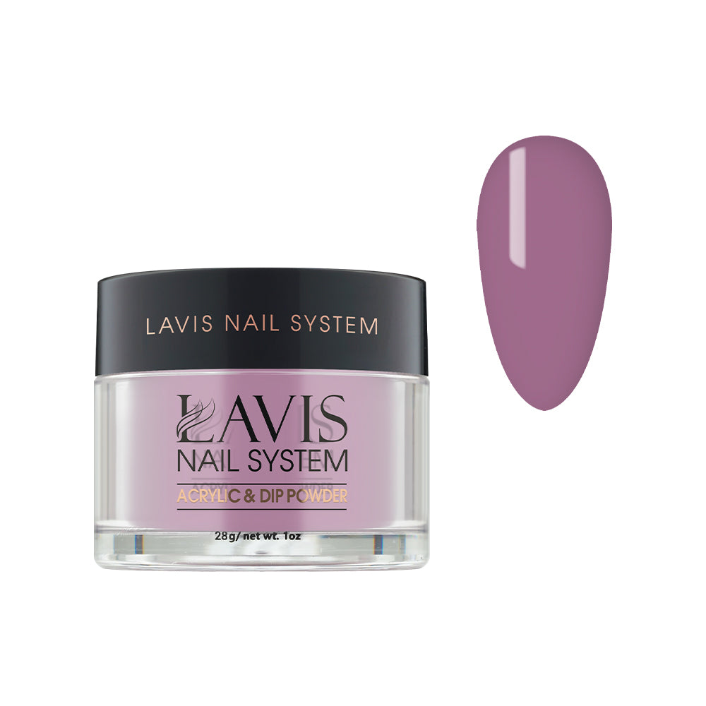 Lavis Acrylic Powder - 257 Daydream - Mauve Colors by LAVIS NAILS sold by DTK Nail Supply